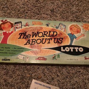 Vintage The World About Us Game